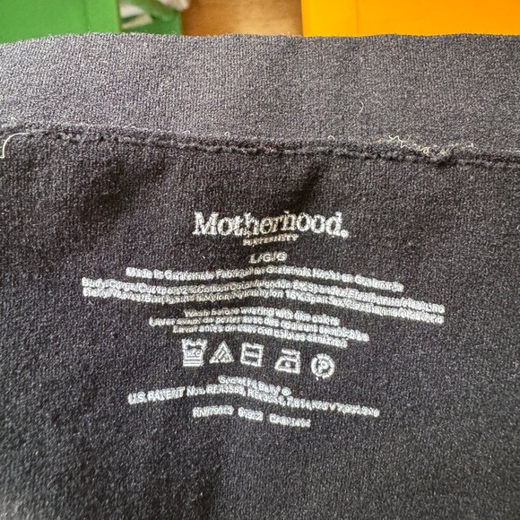 Maternity Black Leggings - Picture 2 of 3